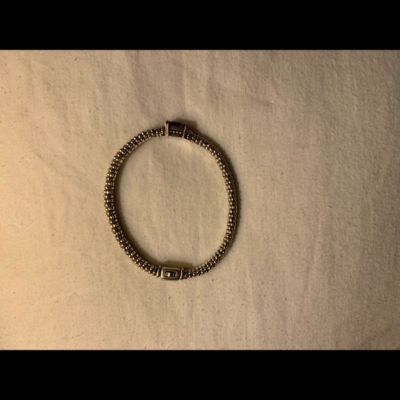 Lagos purple gemstone caviar bracelet - Picture 4 of 7